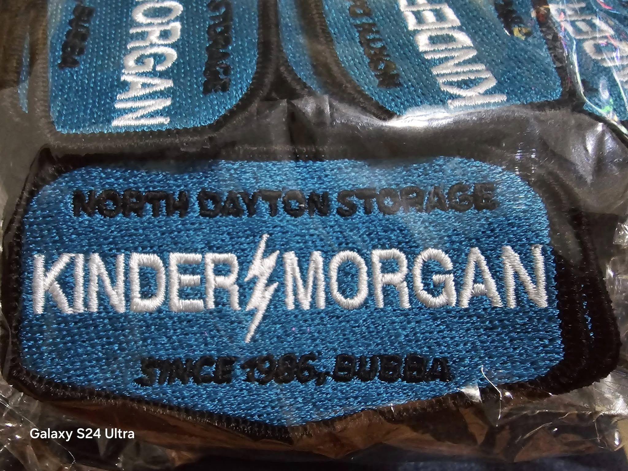 Custom embroidered patches sample