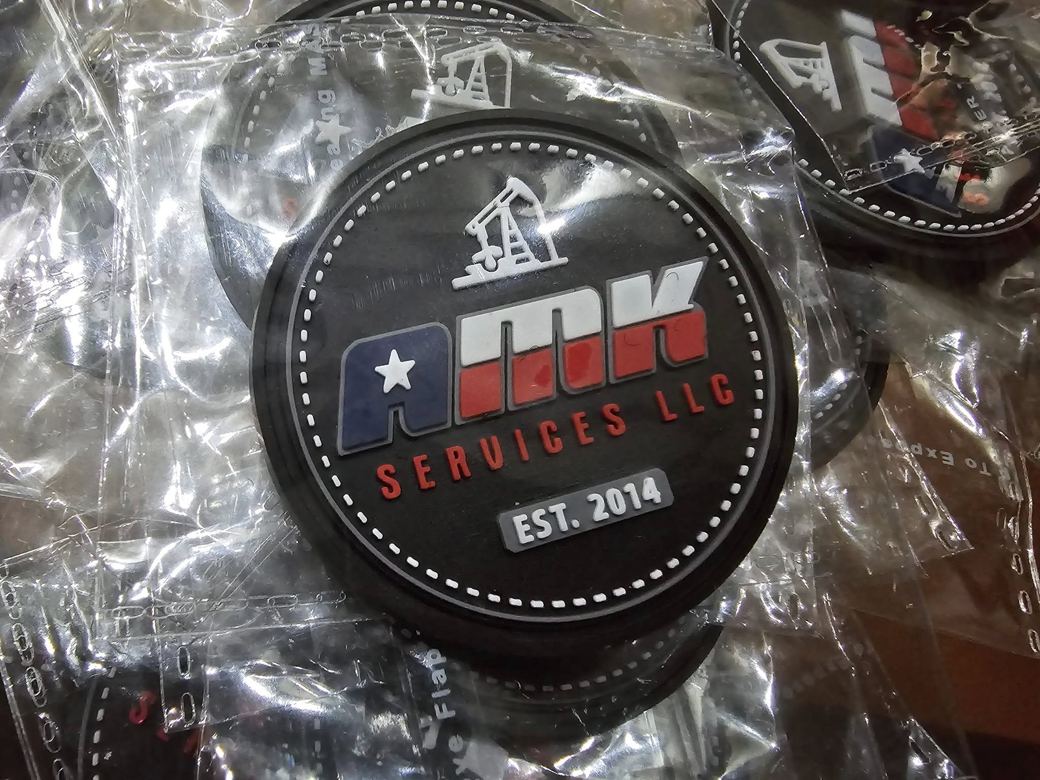 Custom PVC patches sample