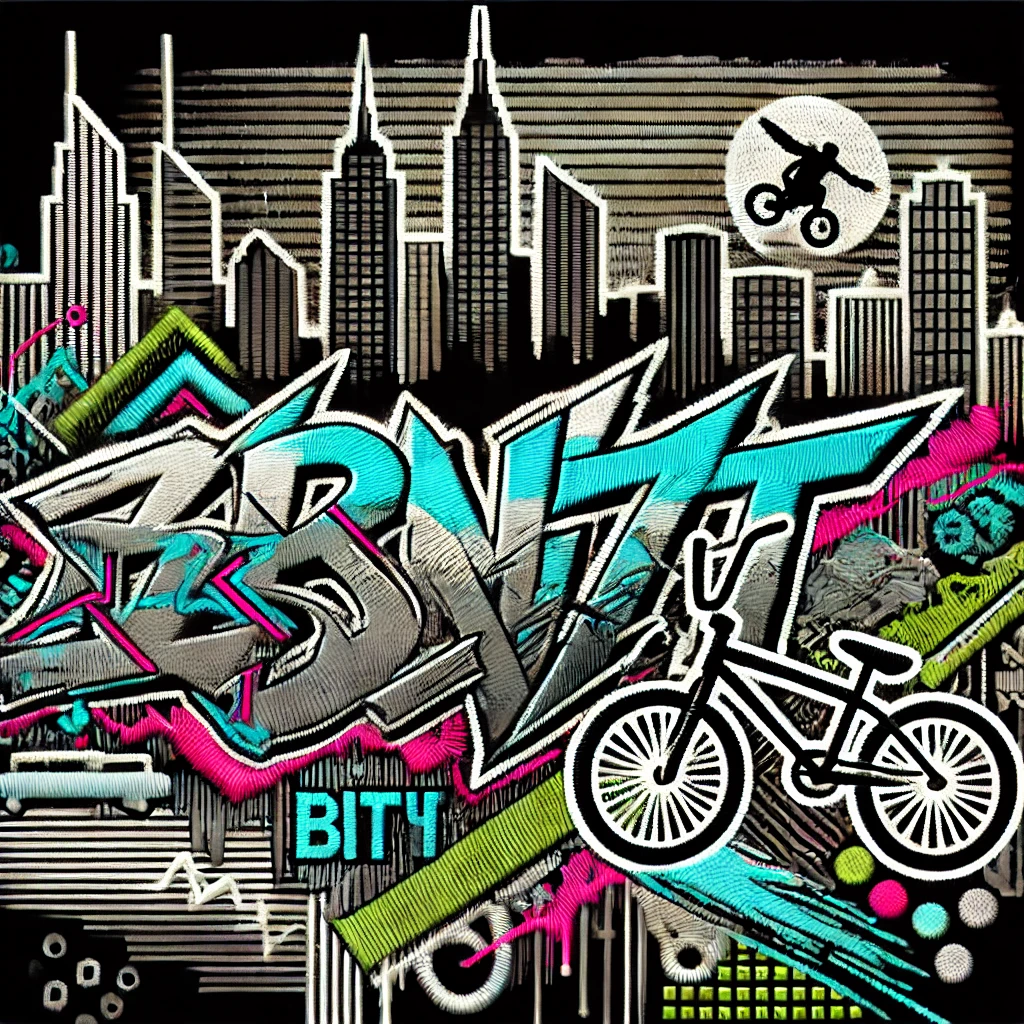 Urban style embroidery digitizing sample