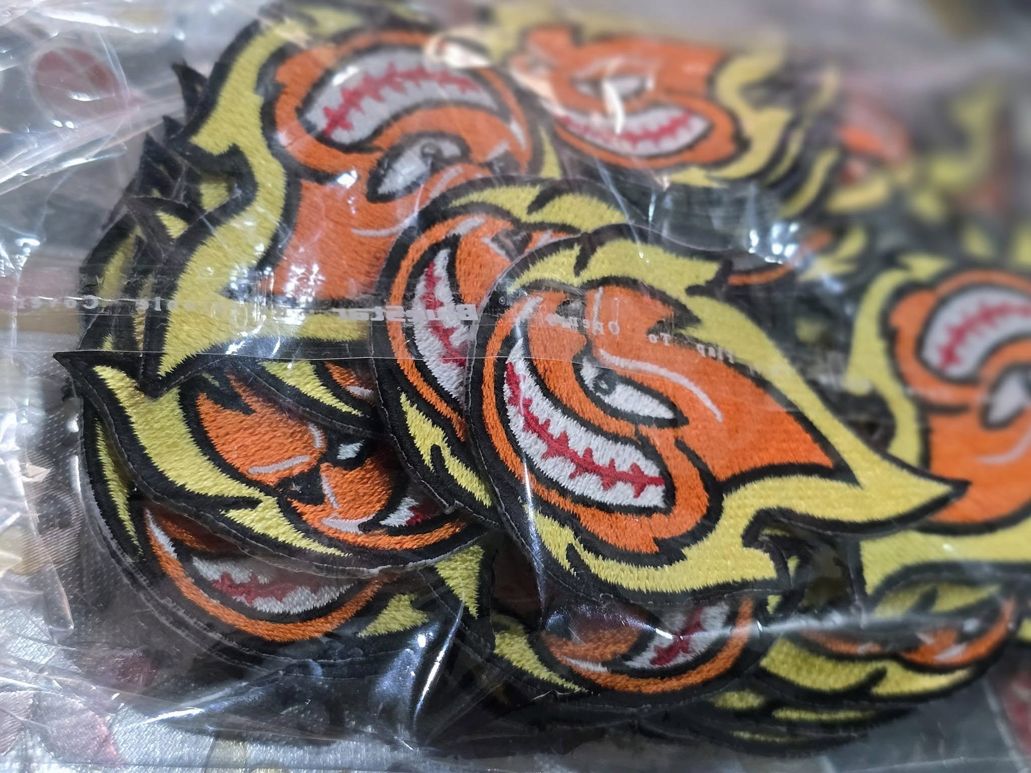 Custom embroidered patches sample